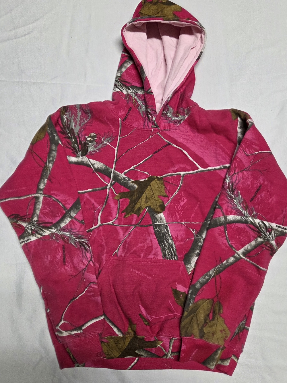 Pink Realtree-Style Camo Hoodie